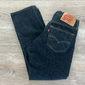 Levi’s‎ 501 Black Wash Jeans W32 L30 Made in Egypt Button Fly 100% Cotton Denim